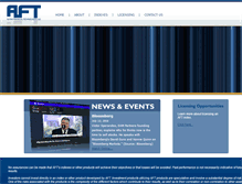 Tablet Screenshot of aftllc.com